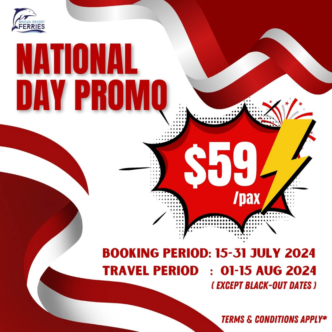 National Day 2024 Promo Bintan Resort Ferries